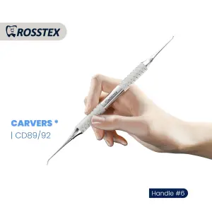 Discoid-Cleoids Carver fig. 89/92 with handle no. 6