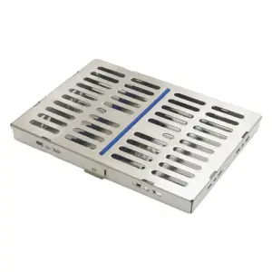 Cassette 9x13.5x2.5cm with red silicon
