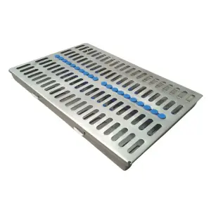 Cassette 29x19x2.5cm with blue silicon