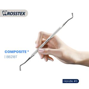Composite Instrument titanium nitride coating fig. bb21 with handle no. 3 