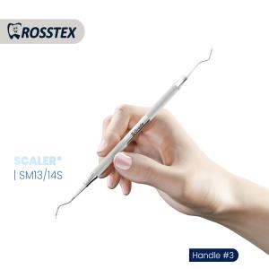 Mc Call Curette fig. 13/14s with handle no. 3 