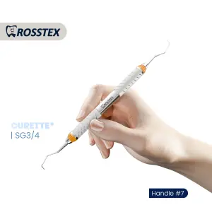 Gracey Curette standard fig. 3/4 with handle no. 7