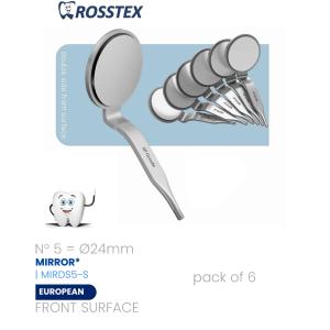 Front Surface Mirror No. 5 european double side (pack of 6)