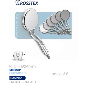 Front Surface Mirror No. 5 european double side (pack of 6)