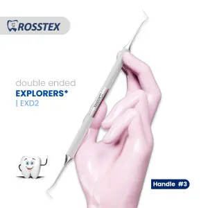 Explorer fig. 2 with handle no. 3 double ended