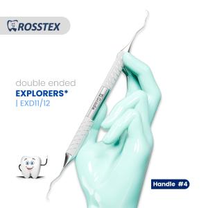 Explorer fig. 11/12 with handle no. 4 double ended