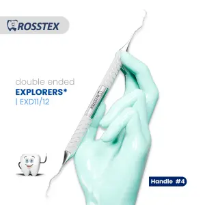Explorer fig. 11/12 with handle no. 4 double ended