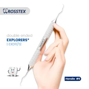 Explorer fig. 11/12 with handle no. 6 double ended