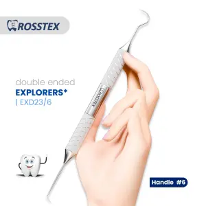 Explorer fig. 23/6 with handle no. 6 double ended