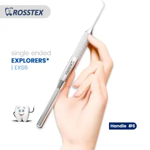 Explorer fig. 6 with handle no. 6 single ended