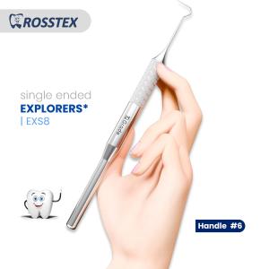 Explorer fig. 8 with handle no. 6 single ended