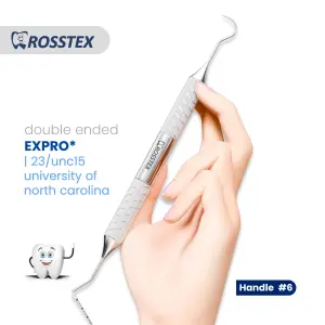 Expro fig. 23/unc15 university of north carolina with handle no. 6 double ended