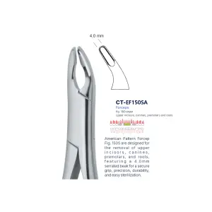 Extraction Forcep fig. 150 with standard handle 