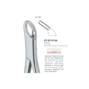 Extraction Forcep fig. 151 with standard handle 