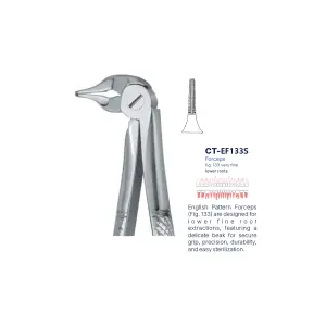 Extraction Forcep fig. 133 with standard handle 