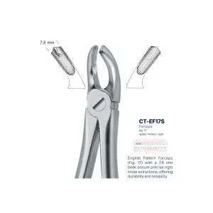 Extraction Forcep fig. 17 with standard handle 
