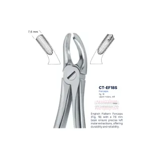 Extraction Forcep fig. 18 with standard handle 
