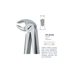 Extraction Forcep fig. 22 with standard handle 