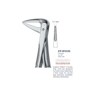Extraction Forcep fig. 233 with standard handle 