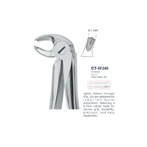 Extraction Forcep fig. 24 with standard handle 