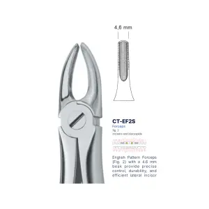 Extraction Forcep fig. 2 with standard handle 