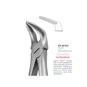 Extraction Forcep fig. 31 with standard handle 