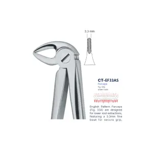 Extraction Forcep fig. 33a with standard handle 