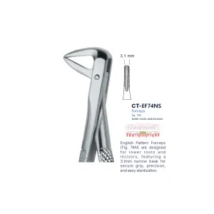 Extraction Forcep fig. 74n with standard handle 