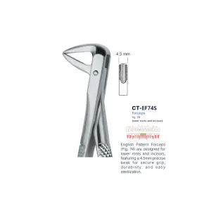 Extraction Forcep fig. 74 with standard handle 