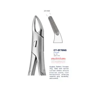 Extraction Forcep fig. 76N with standard handle 