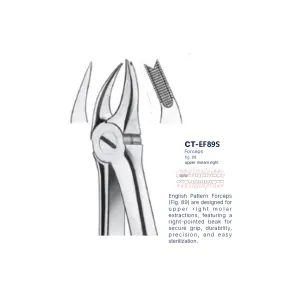 Extraction Forcep fig. 89 with standard handle 