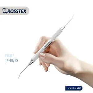 Hirschfeld File fig. 9/10 with handle no. 6