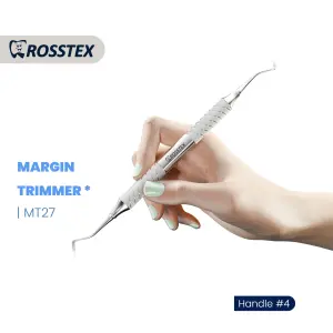 Margin Trimmer Chisel mesial fig. 27 with handle no. 4