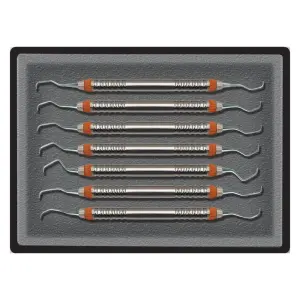 Standard Gracey Curettes Kit with handle no. 6 (pack of 7)