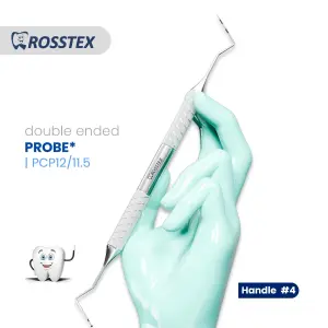 Probe fig. cp-12/screening probe with handle no. 4 double ended