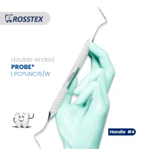 Probe fig. unc15/thin williams with handle no. 4 double ended