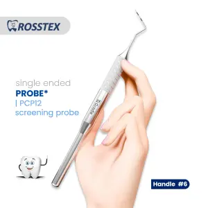 Probe screening probe fig. cp-12 with handle no. 6 single ended