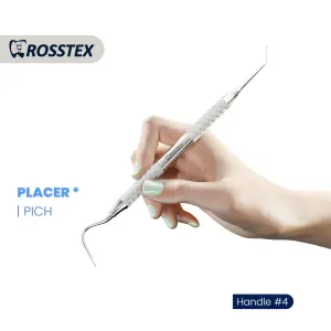 Placement Instrument Calcium Hydroxide placer with handle no. 4