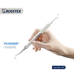 Plugger/Condenser fig. 9/10 back action with handle no. 6