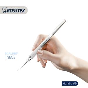 Sub Gingival Scaler fig. sec2 with handle no. 6