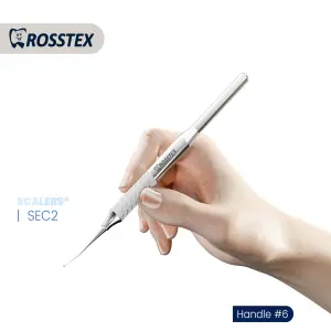 Sub Gingival Scaler fig. sec2 with handle no. 6