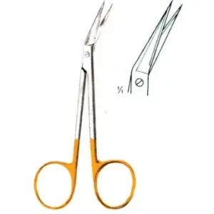 Wagner Scissors 11,5cm angled t/c