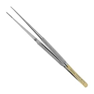 Micro Tissue Plier plain straight 18,0cm t/c 