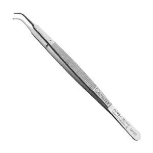 Gerald Tissue Plier 1x2 curved 18,0cm